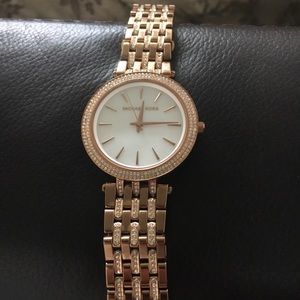 Micheal Kors rose gold watch